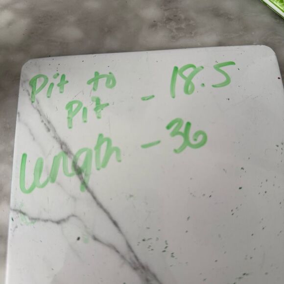 Lands End Women’s 14P Navy Blue White Polka Dot Faux Wrap Dress - Picture 5 of 5